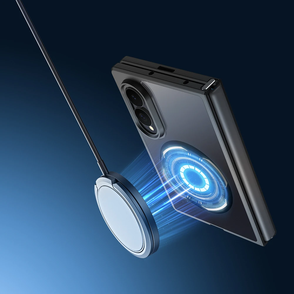 Dux Ducis Aimo Mag dėklas Samsung Galaxy Z Fold 8 Wide – juodos spalvos