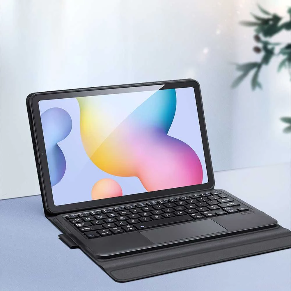 Dux Ducis BluetoothKeyboard dėklas (TK Series) skirtas Samsung Tab S6 Lite – juodos spalvos
