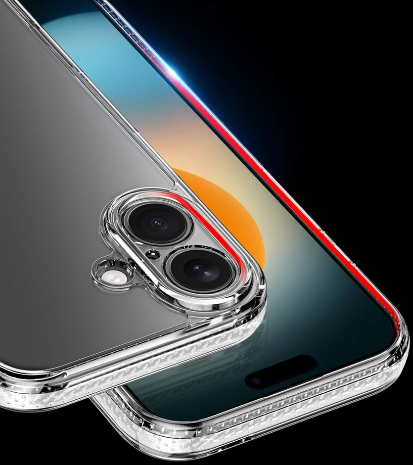 Dux Ducis Clin dėklas, skirtas iPhone 17 – skaidrus