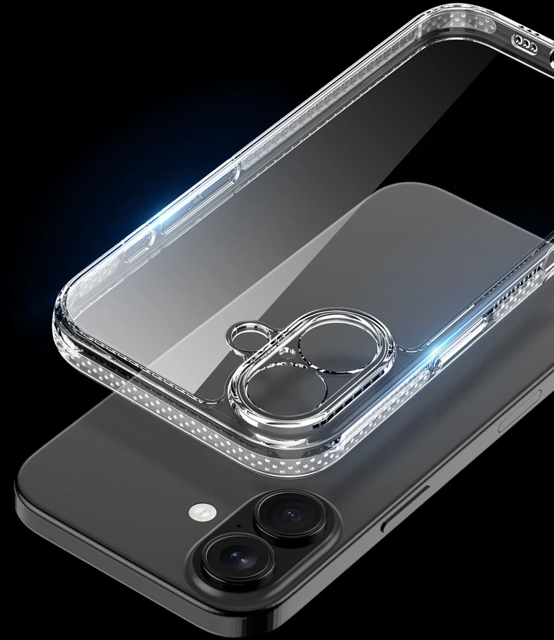 Dux Ducis Clin dėklas, skirtas iPhone 17 – skaidrus