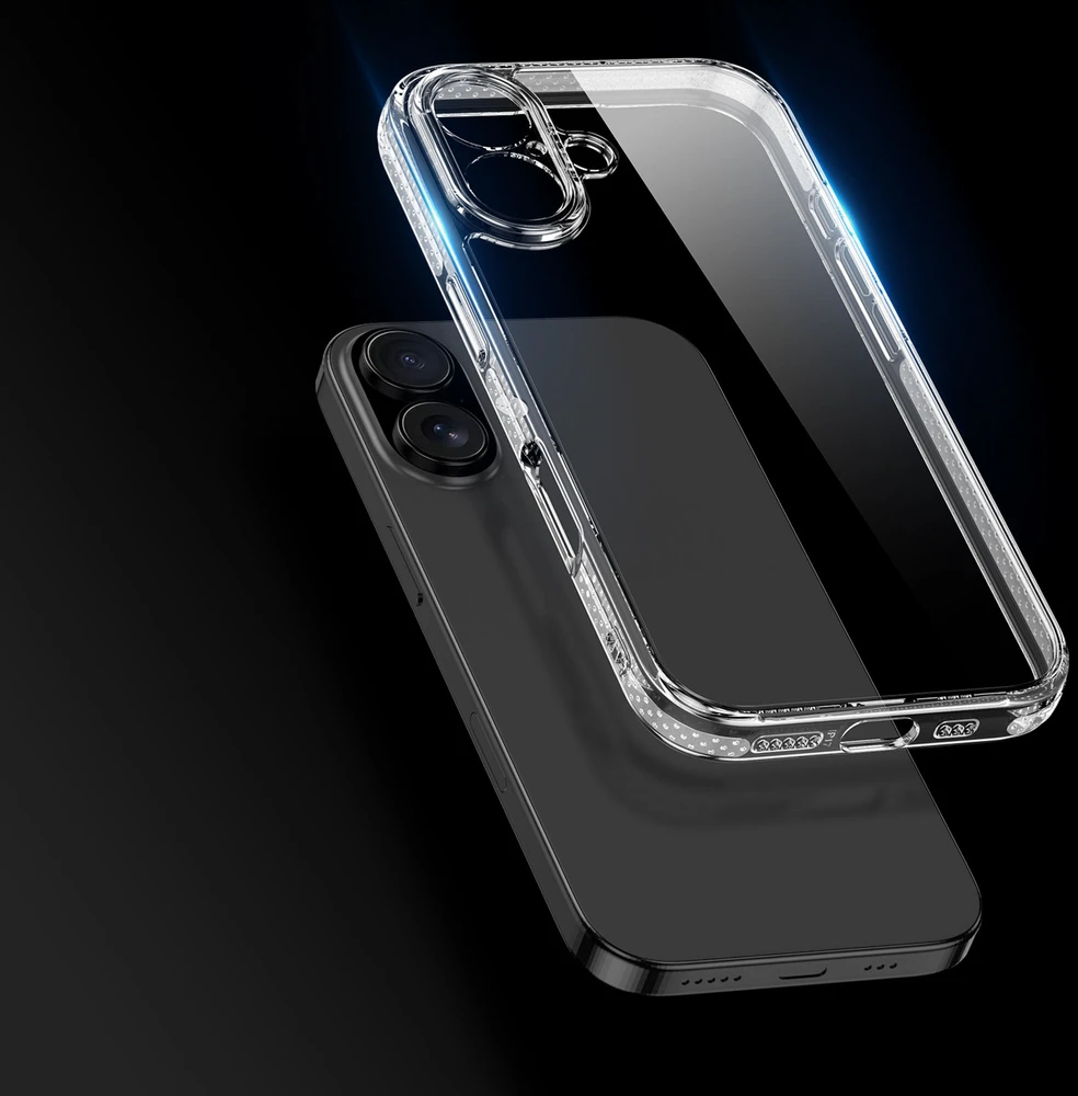 Dux Ducis Clin dėklas, skirtas iPhone 17 – skaidrus