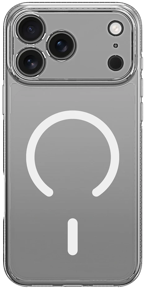 DUX DUCIS CLIN MAG dėklas, suderinamas su „MagSafe“, skirtas IPHONE 17 PRO (atviro žiedo versijai), skaidrus