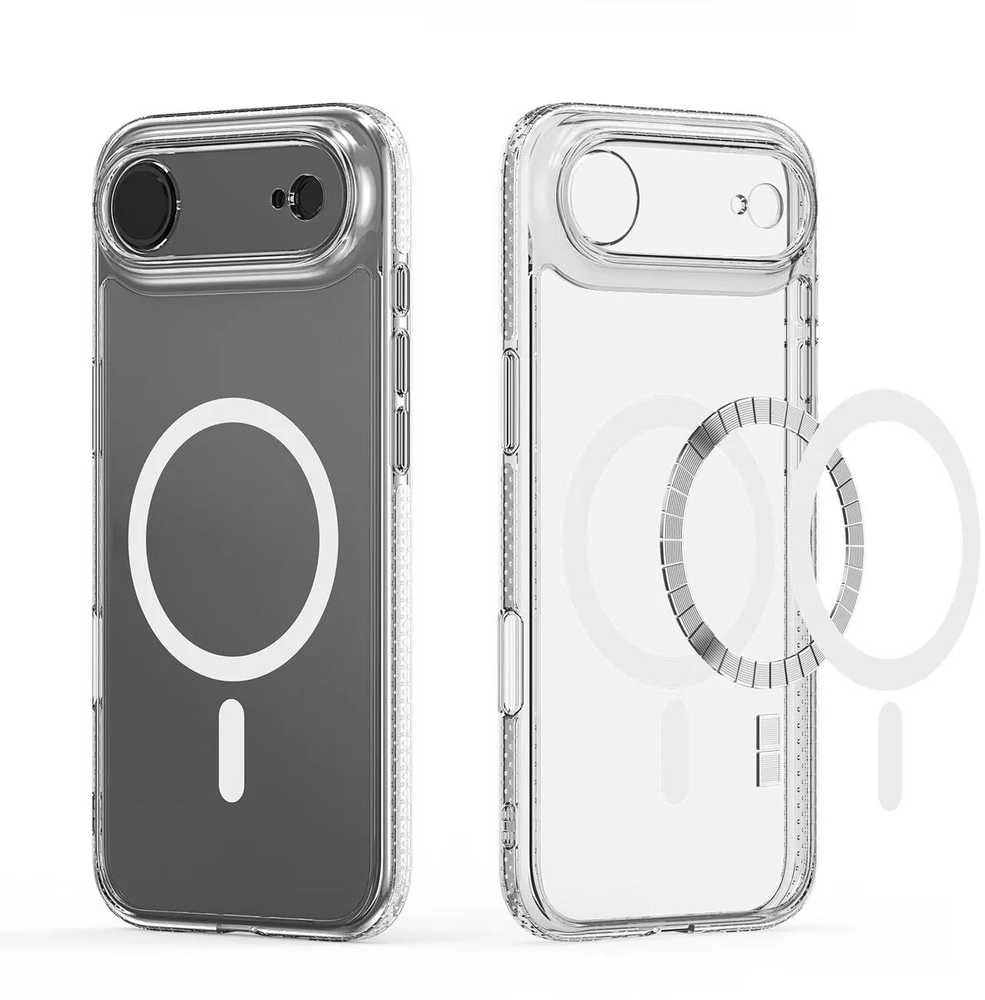 Dux Ducis Clin Mag dėklas skirtas Apple iPhone 17 Air Compatible su MagSafe – skaidrus