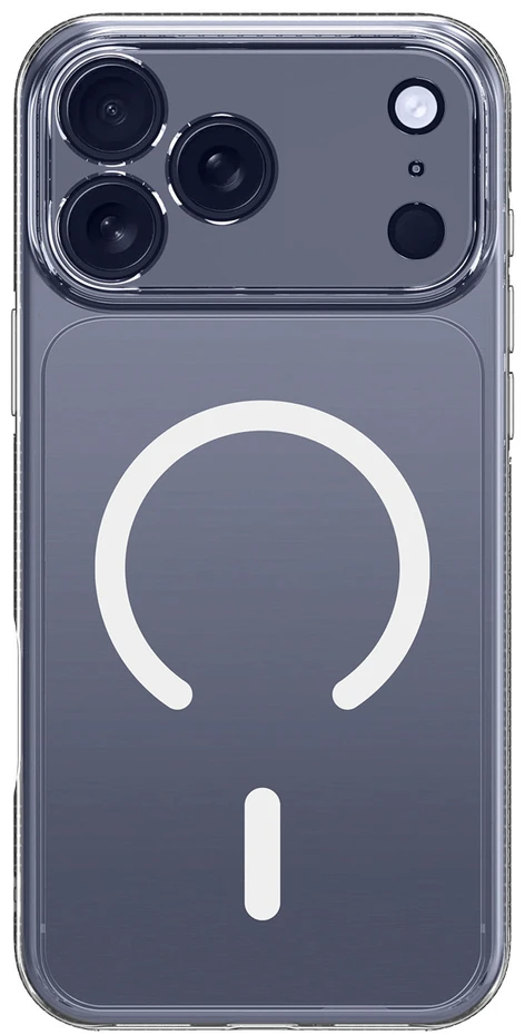 DUX DUCIS dėklas CLIN MAG suderinamas su MagSafe, skirtas iPhone 18 Pro / 17 Pro, permatomas