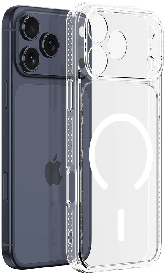 DUX DUCIS dėklas CLIN MAG, suderinamas su MagSafe, skirtas iPhone 18 Pro Max / 17 Pro Max, skaidrus