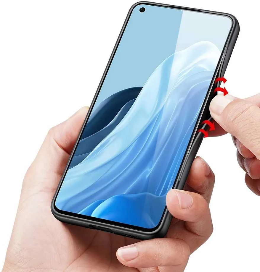 Dux Ducis Fino dėklas skirtas Oppo Reno7 Pro 5G, juodas