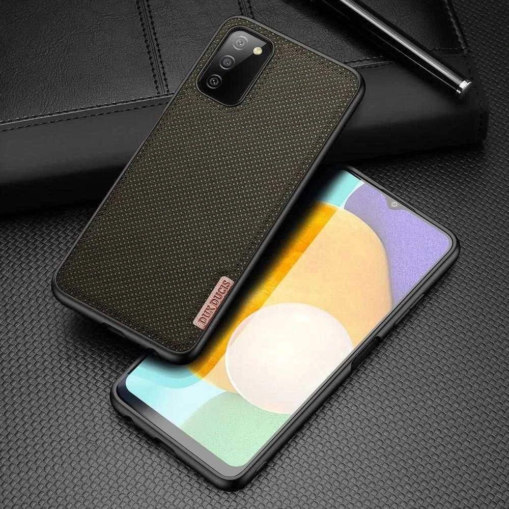 Dux Ducis Fino dėklas skirtas Samsung A037 A03s, chaki spalvos