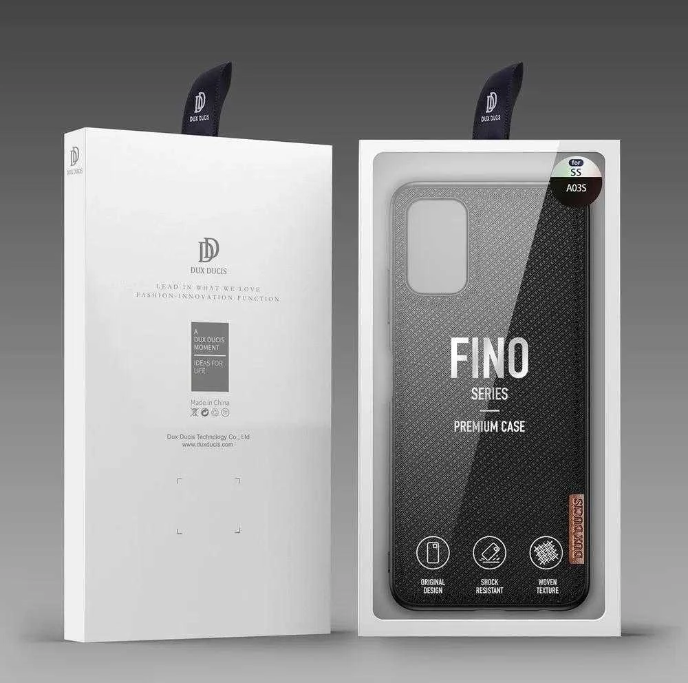 Dux Ducis Fino dėklas skirtas Samsung A035 A03s, juodas