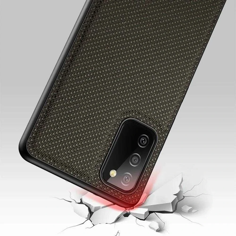 Dux Ducis Fino dėklas skirtas Samsung A037 A03s, chaki spalvos