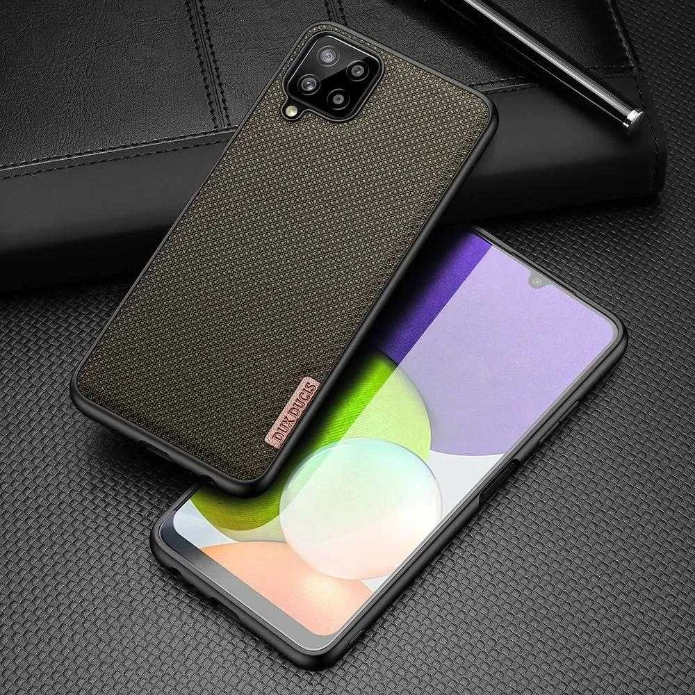 Dux Ducis Fino dėklas skirtas Samsung Galaxy A22 4G, žalias