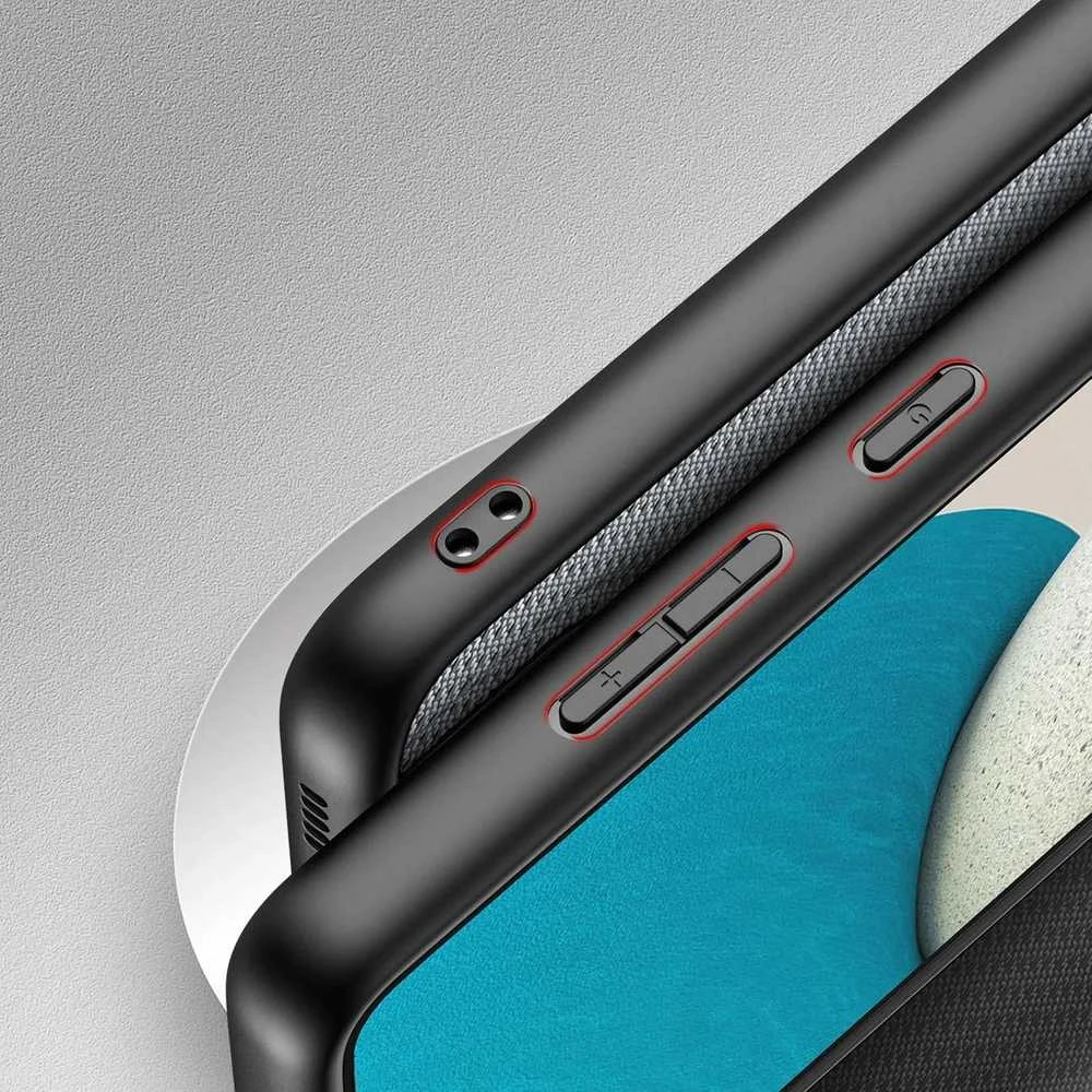 Dux Ducis Fino is made of nylon material Samsung Galaxy A73 dėklas telefonui mėlynos spalvos