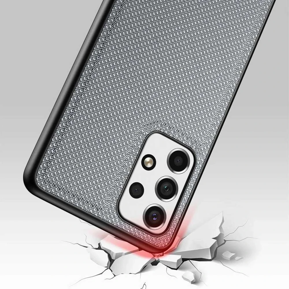 Dux Ducis Fino is made of nylon material Samsung Galaxy A73 dėklas telefonui mėlynos spalvos