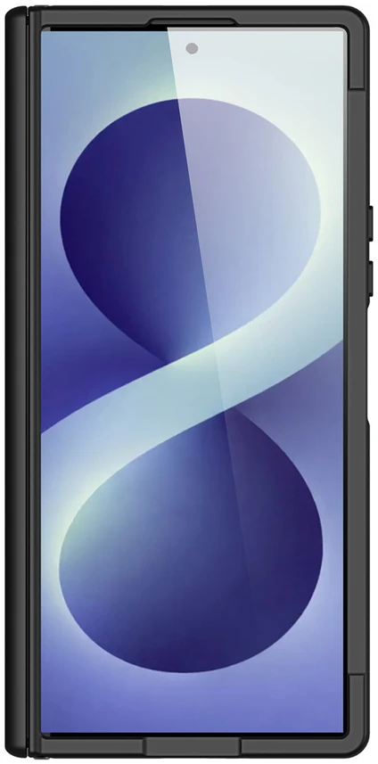 Dux Ducis Kind dėklas, skirtas Samsung Galaxy Z Fold 8 Ultra / Z Fold 7, su stovu, suderinamas su MagSafe – Juodas
