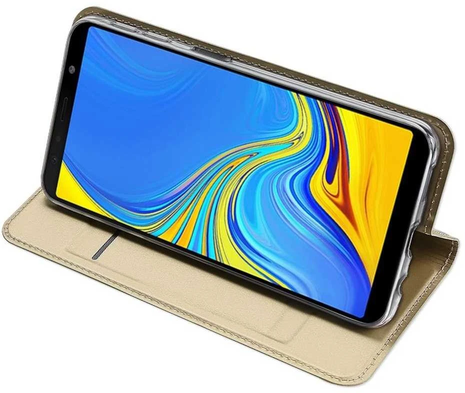Dux Ducis Premium atverčiamas dėklas skirtas Samsung A305 Galaxy A30, auksinis