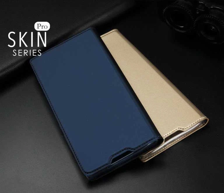 Dux Ducis Premium atverčiamas dėklas skirtas Samsung A305 Galaxy A30, auksinis