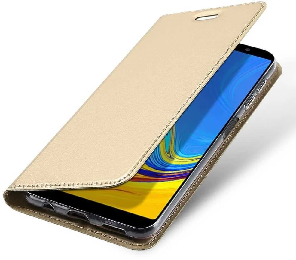 Dux Ducis Premium atverčiamas dėklas skirtas Samsung A305 Galaxy A30, auksinis