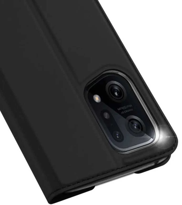 Dux Ducis Skin Pro dėklas skirtas Oppo Find X5, juodas