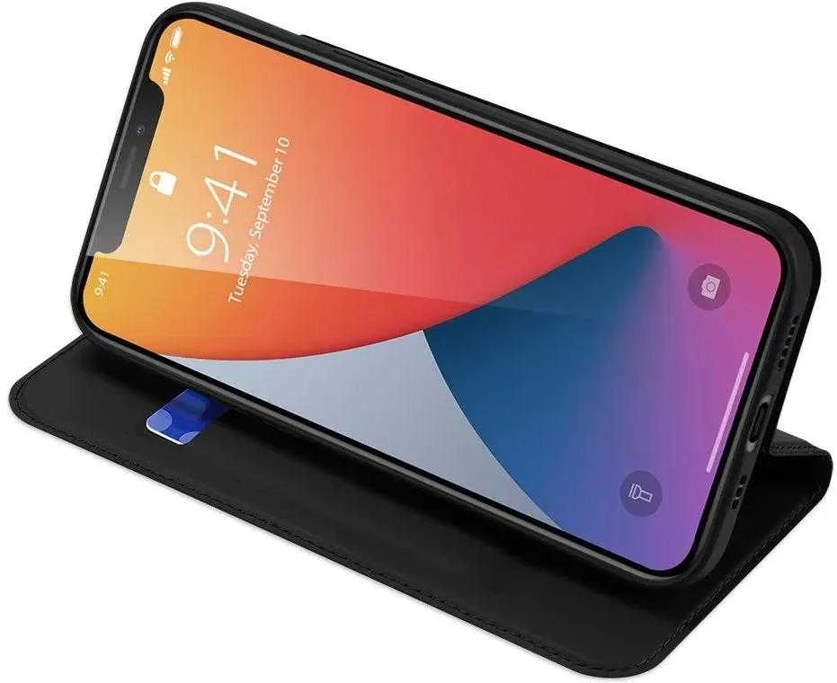 Dux Ducis Skin Pro dėklas skirtas Apple iPhone 12/12 Pro, juodas