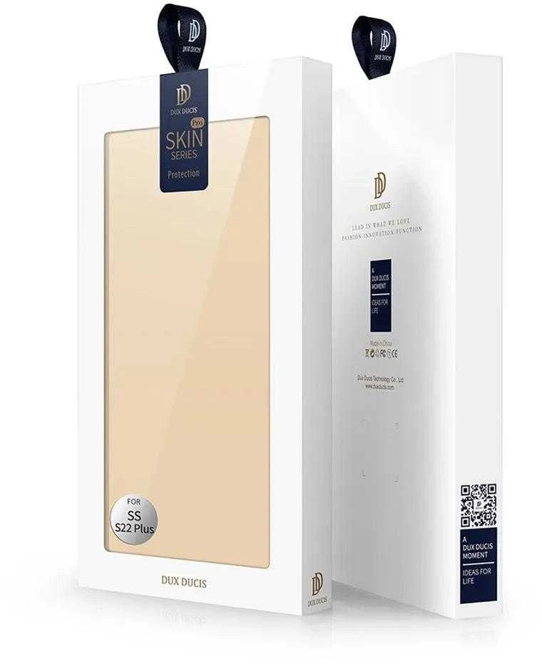 Dux Ducis Skin Pro dėklas skirtas Samsung Galaxy S22 + (S22 Plus), auksinis