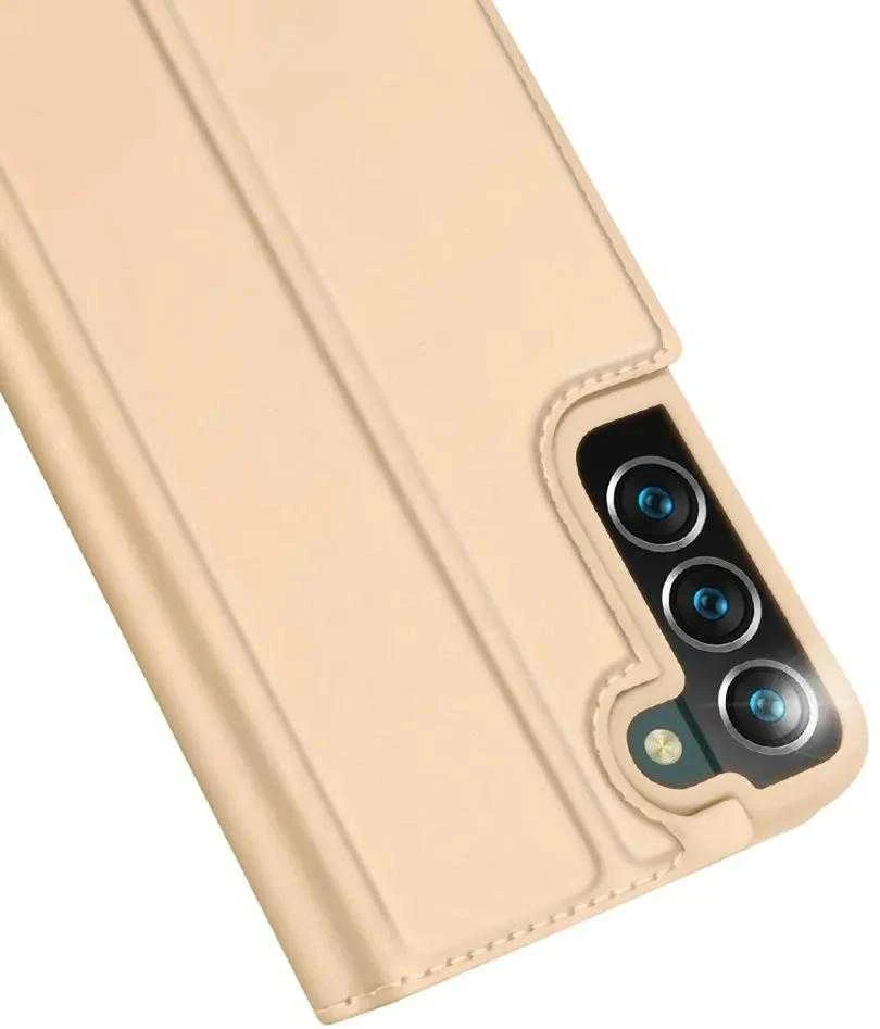 Dux Ducis Skin Pro dėklas skirtas Samsung Galaxy S22 + (S22 Plus), auksinis