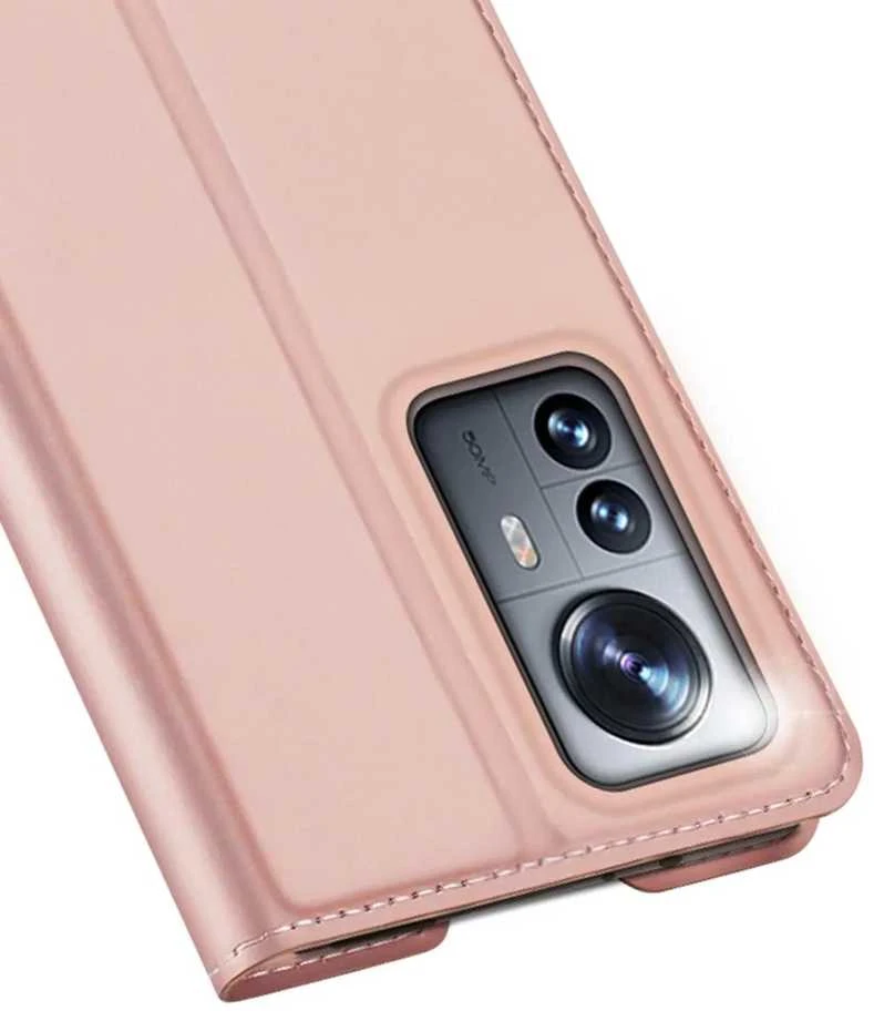 Dux Ducis Skin Pro dėklas skirtas Xiaomi 12 Pro, rožinis