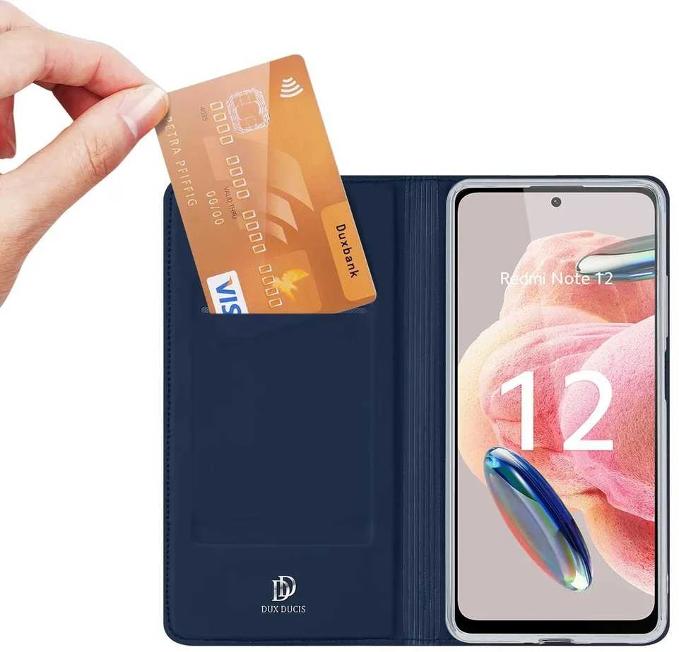 Dėklas Dux Ducis Skin Pro Xiaomi Redmi Note 12/Note 12 4G tamsiai mėlynas