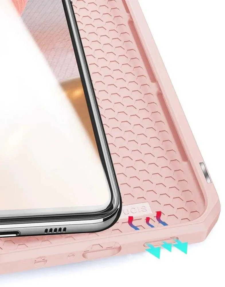 DUX DUCIS Skin X dėklas skirtas Samsung A725 A72 4G/A726 A72 5G, rožinis