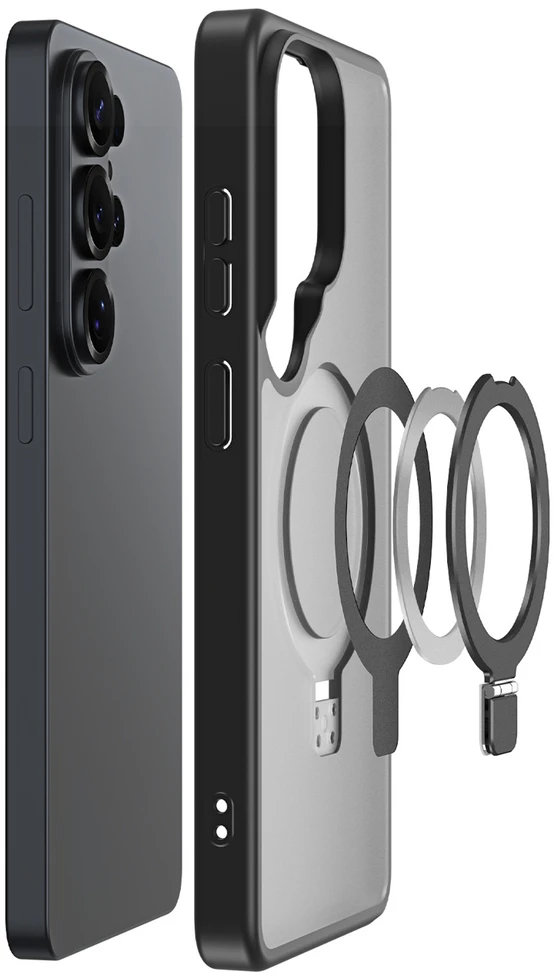 Dėklas Dux Ducis Yind Magnetic Stand Samsung S948 S26 Ultra juodas