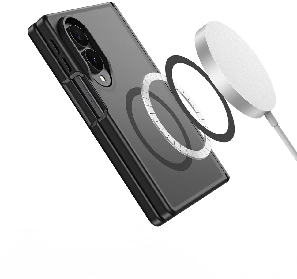 Dux Ducis Yind dėklas Samsung Galaxy Z Fold 8 Wide – juodos spalvos