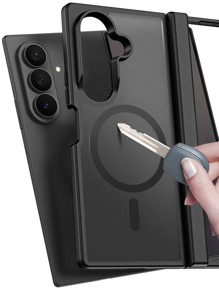 Dux Ducis Yind dėklas Samsung Galaxy Z Fold 8 / Z Fold 7 – juodos spalvos