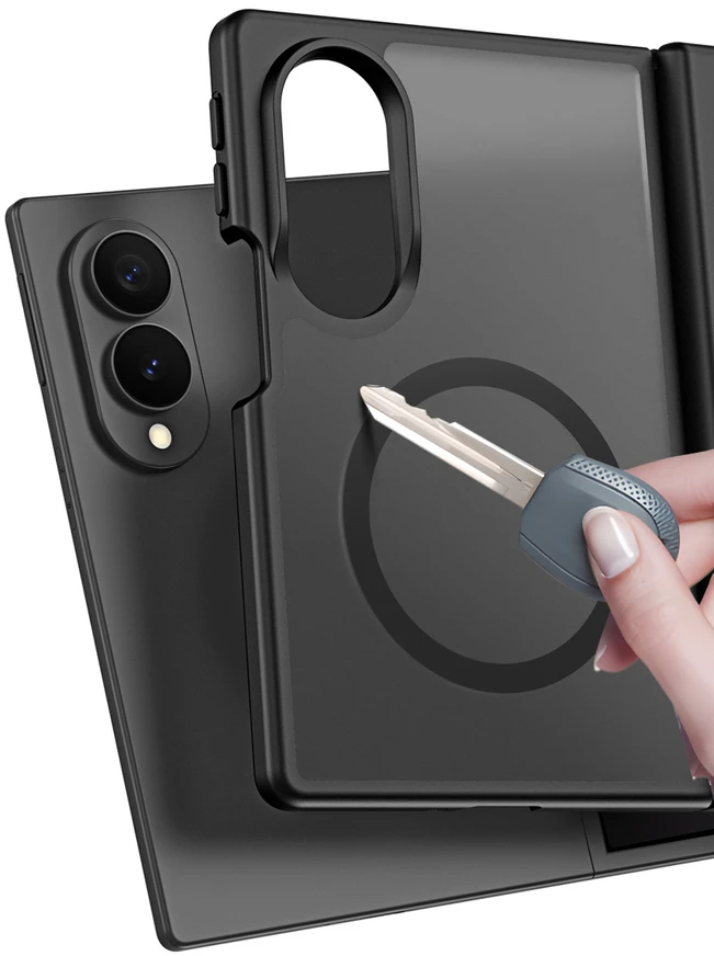 Dux Ducis Yind dėklas Samsung Galaxy Z Fold 8 Wide – juodos spalvos