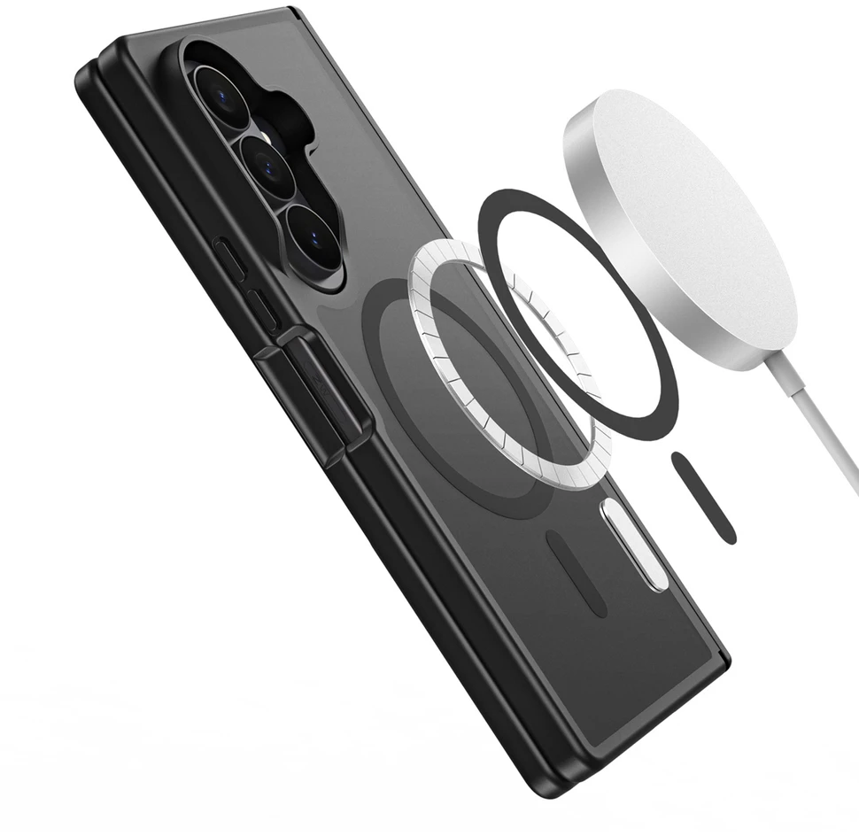 Dux Ducis Yind dėklas Samsung Galaxy Z Fold 8 / Z Fold 7 – juodos spalvos