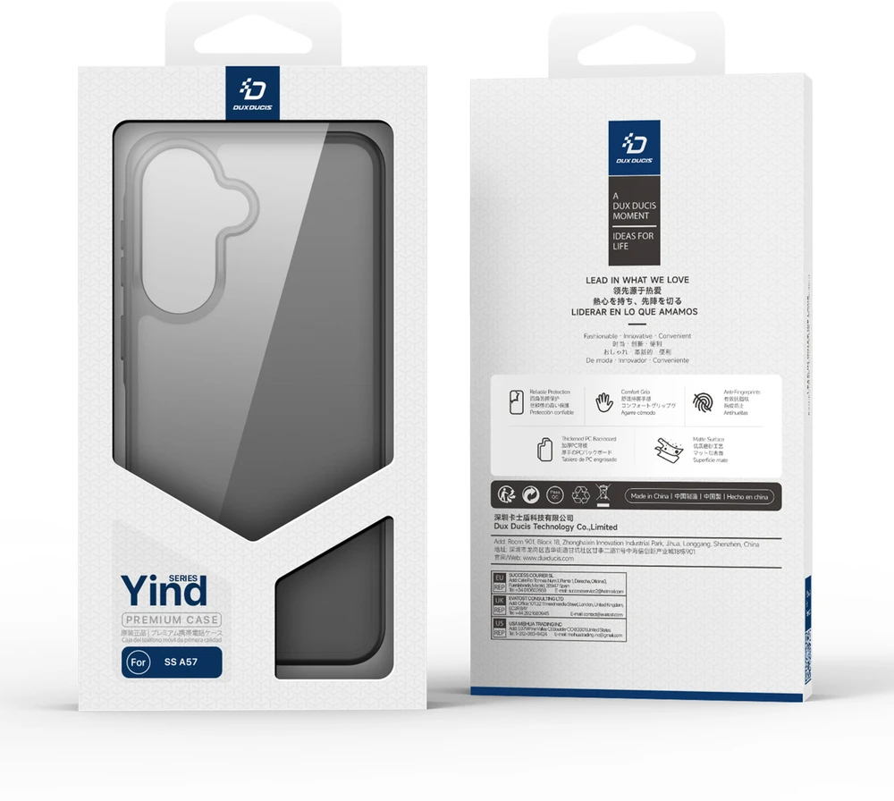 Dėklas Dux Ducis Yind Samsung A576 A57 5G juodas
