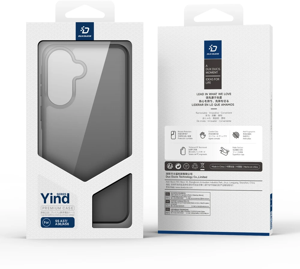 Dėklas Dux Ducis Yind Samsung A376 A37 5G juodas