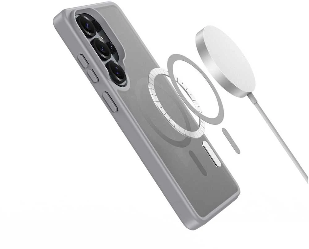 Dėklas Dux Ducis Yind MagSafe Samsung S948 S26 Ultra pilkas