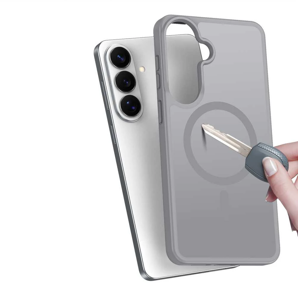 Dėklas Dux Ducis Yind MagSafe Samsung S947 S26 Plus pilkas