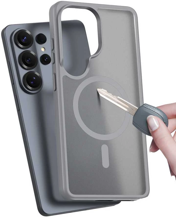 Dėklas Dux Ducis Yind MagSafe Samsung S948 S26 Ultra pilkas