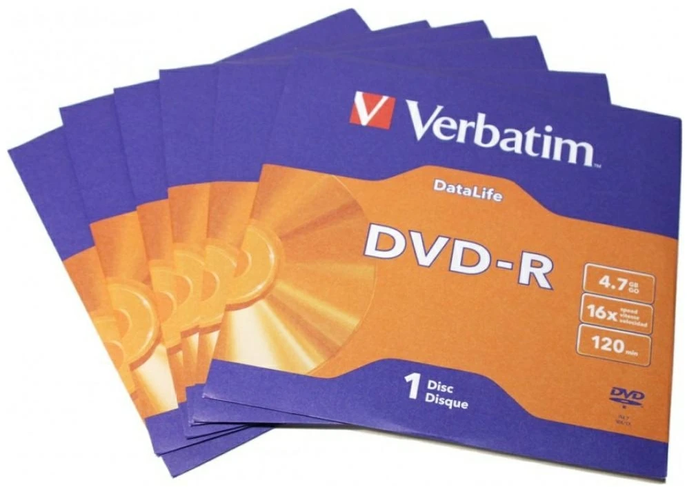 DVD-R Verbatim Datalife 4.7GB 16X 43844