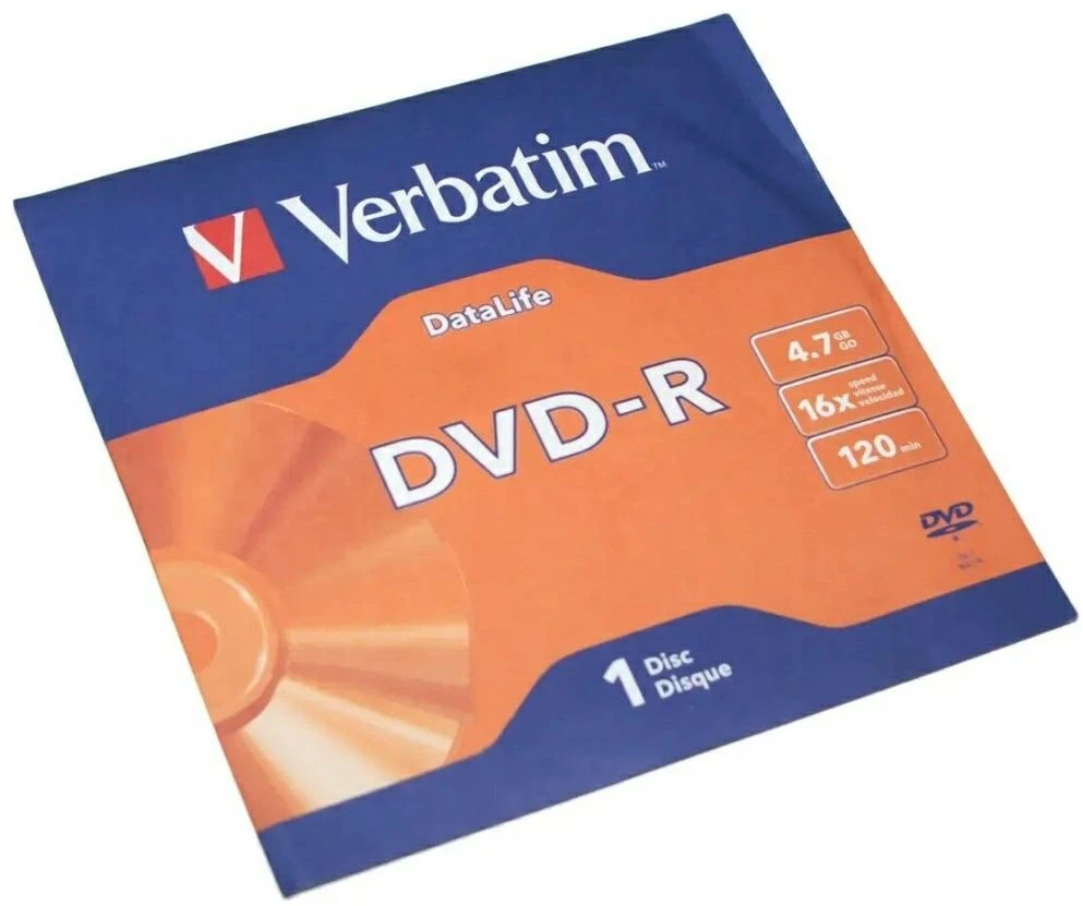 DVD-R Verbatim Datalife 4.7GB 16X 43844