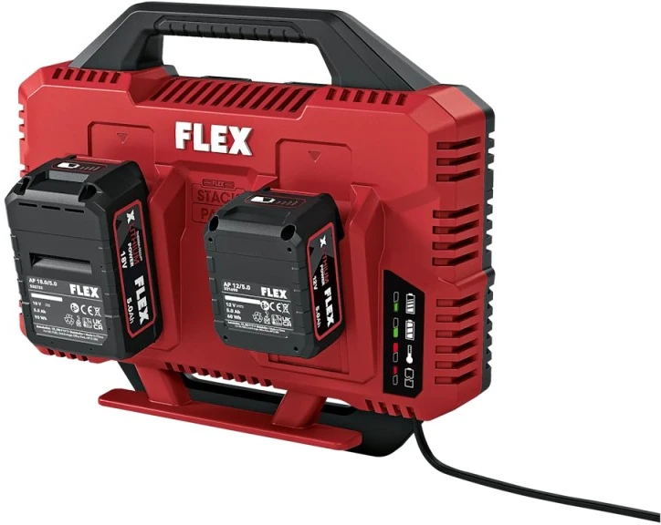 Dvigubas įkroviklis FLEX CA SP 2X12/18V 230V