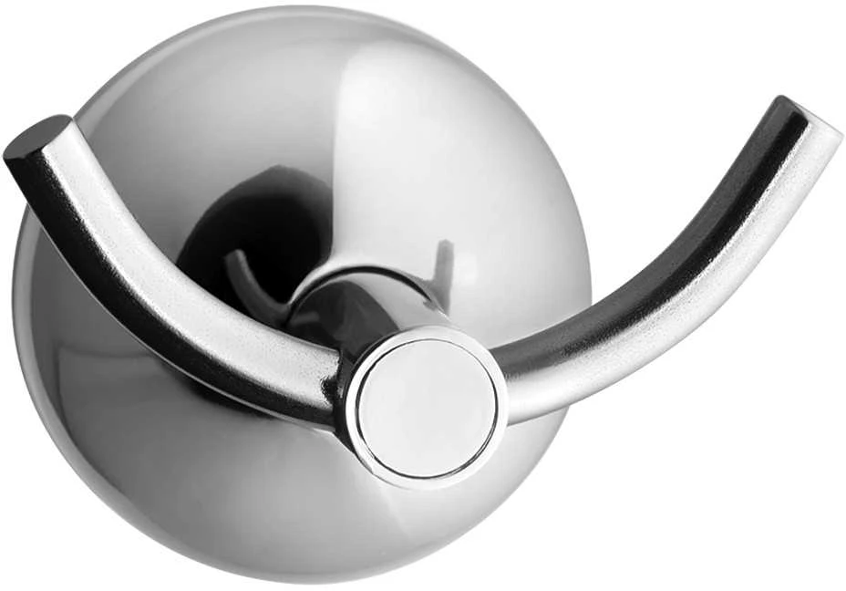 Dvigubas rankšluosčių kabliukas Kapitan CLASSIC 52 02, chromo