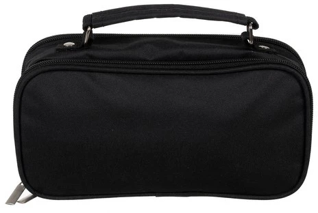 Double extendable pencil case - juodas Maaleo 24516