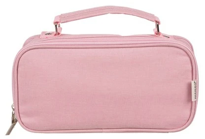 Double extendable pencil case - pink Maaleo 24517