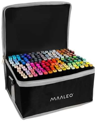 Dvipusiai žymekliai/tušinukai - 168 vnt. MAALEO 24101