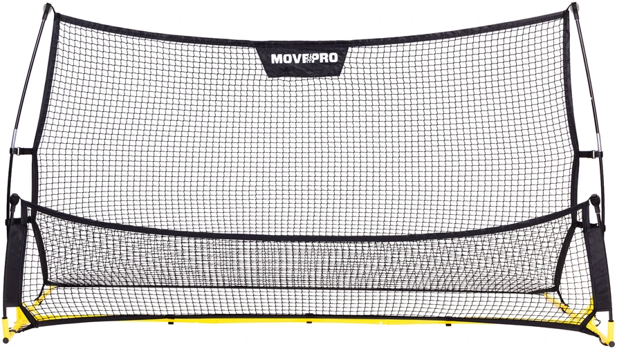 Dvipusis futbolo treniruoklis „Rebounder“ šaudymo į vartus pratyboms 220×120 cm, MOVEPRO