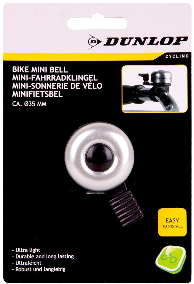 Dunlop Dviračio varpelis gruszka 35mm sidabrinis