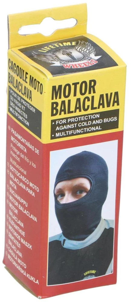 Kepurė Bicycle Gear Juoda balaklava žiemai