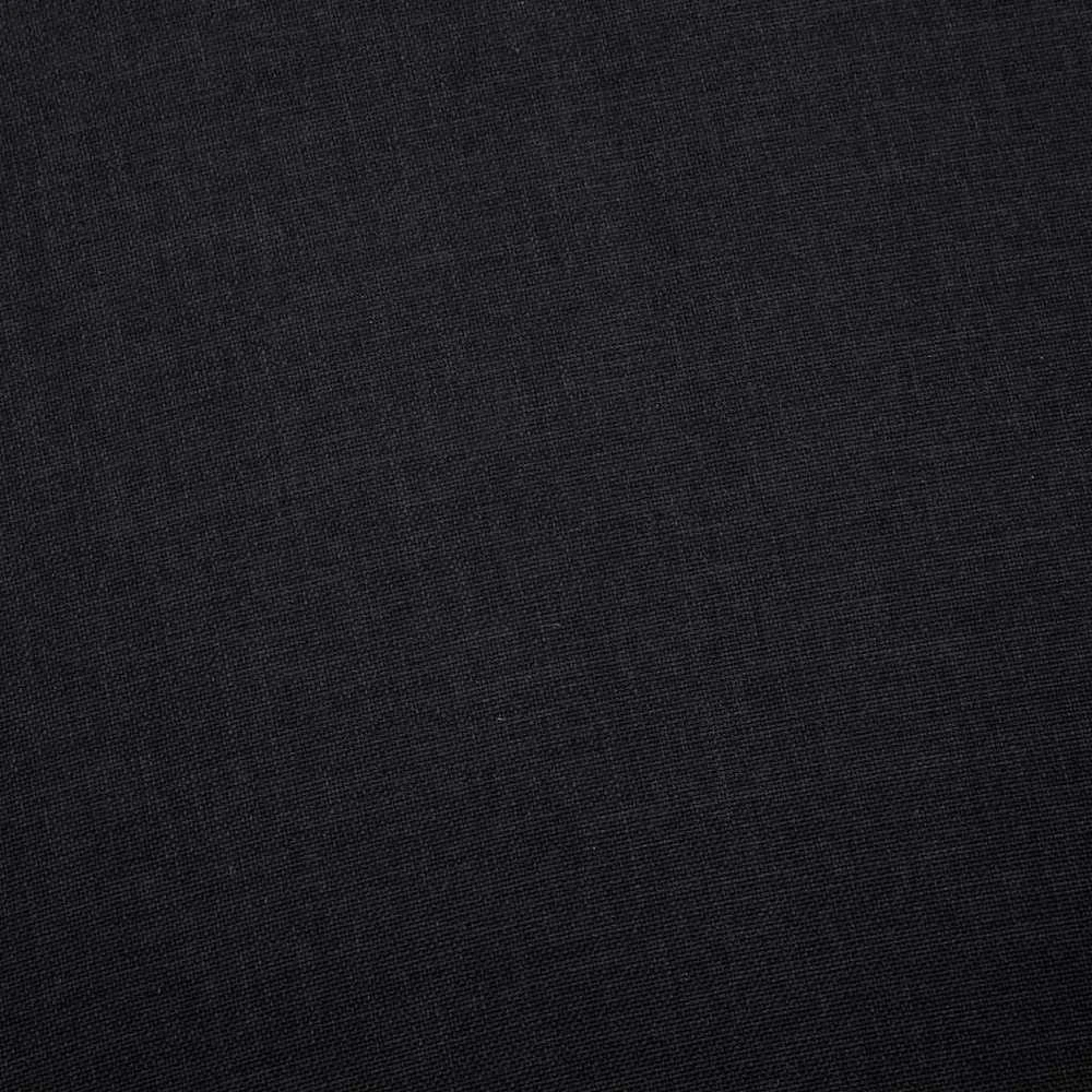 Dvivietė sofa, juoda, audinys