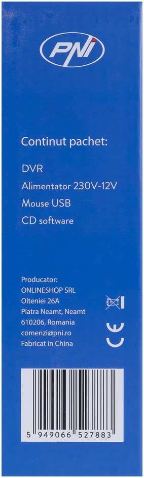 DVR/NVR PNI House AHD880, 8 analoginiai kanalai 4K-N arba 8 IP kanalai 5MP, H265+, garso įvestis, garso išvestis, USB2.0, 2 x SATA maks. 8TB