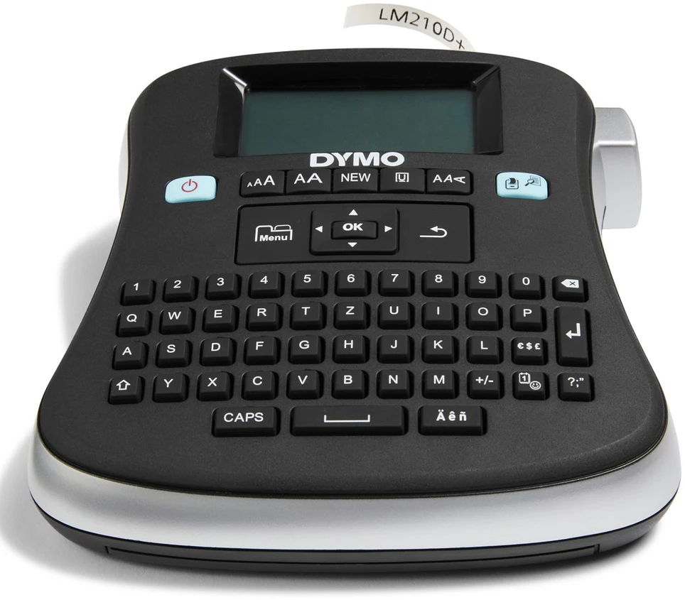 DYMO LabelManager 210D™ QWZ Kitcase etikečių spausdintuvas Perkėlimas terminiu būdu 180 x 180 DPI 12 mm/sec QWERTZ